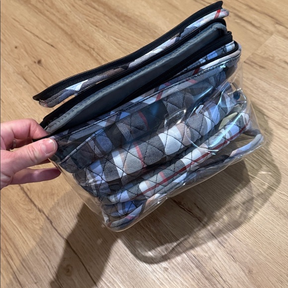Vera Bradley Clear and Patterned Cosmetic Bag Set - Picture 8 of 8